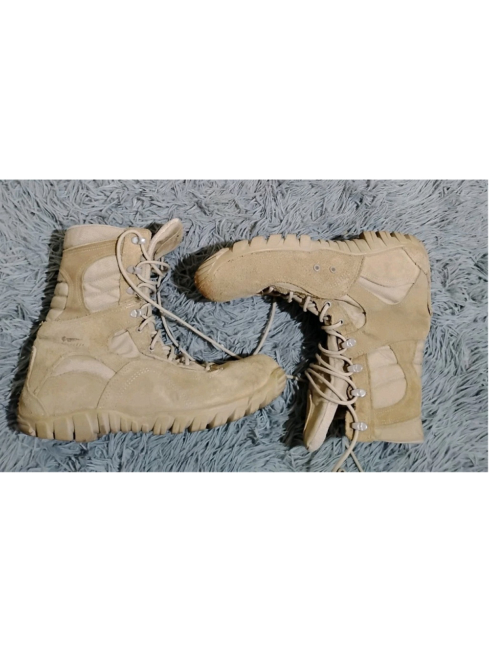 Belleville Sabre #333 Tactical Vibram BootsvMade In The USA Women Sz 12.5 Khaki